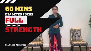 Full Body workout Diabetes focus To help reduce risks and reverse Type 2 Diabetes  Strength Work [upl. by Lacey]