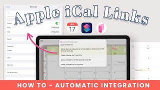 How to add Apple iCalendar Links to Digital Planner  Planify Pro [upl. by Nai]