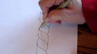 coil tangle for zentangle [upl. by Tabber]