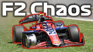 F2 Chaos  Huge Sprint Crash  Flying Tyres  Bearman Stalls Twice  F2 Imola Reactions [upl. by Iturhs723]