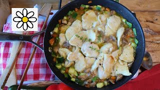 SAI FARE IL POLLO MORBIDO  SALVA CENA POLLO E VERDURE ricetta di pollo salvacena [upl. by Ahtivak]