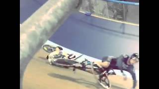 HUGE KEIRIN CRASH [upl. by Emyaj]