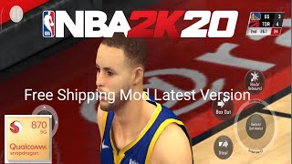 Nba 2k20 Mobile Version Free shipping mod Latest Version [upl. by Ahsyek]