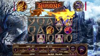 Dragons Throne  Habanero Video Slot [upl. by Ivonne967]