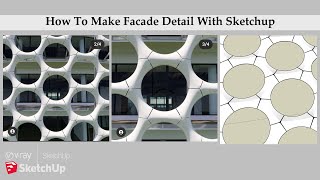 How To Make A Facade With Sketchup [upl. by Borchert]