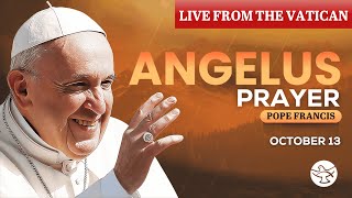 Recitation of the Angelus prayer by Pope Francis  Live  13 October 2024 [upl. by Surtemed]