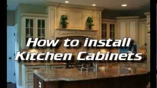 How To Install Kitchen Cabinets  Installing Kitchen Cabinets  Install Kitchen Cabinets [upl. by Halac393]