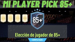 MI PLAYER PICK DE 4 JUGADORES 85  ELECCION DE JUGADOR DE 85  FUT CAPTAINS l FIFA 22 [upl. by Eeb]