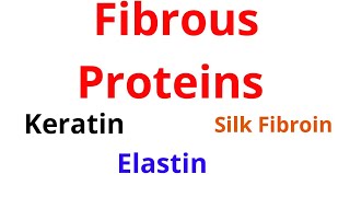 Fibrous Proteins KeratinElastinSilk Fibroin [upl. by Spears511]