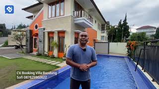 Rekomendasi Villa di Lembang 5 Kamar Kolam Renang Pribadi  Booking Villa Bandung [upl. by Atinaujnas]