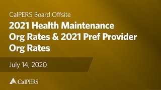 2021 Health Maintenance Org Rates amp 2021 Pref Provider Org Rates  July 14 2020 [upl. by Ansley]