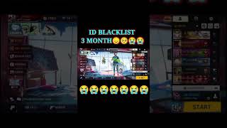 ID BLACKLIST HO GAYA 😭😭😞😞please supporttrending freefire freefiremax shorts [upl. by Ayekat]