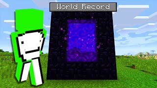 REACTING TO DREAMS quotFAKEquot WORLD RECORD MINECRAFT SPEEDRUN [upl. by Monney]