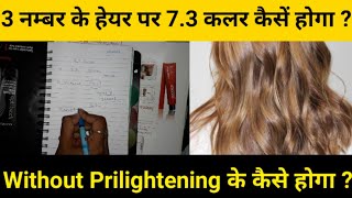 How To Do 73 Hair Color On Dark Hair Without Prilightening Loreal Streax Theory By Salonfact [upl. by Granlund778]