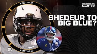 Should the Giants prioritize drafting Shedeur Sanders after Daniel Jones benching  First Draft🏈 [upl. by Kylstra]