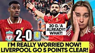 Someone Stop Liverpool PLZ Salah Isnt Normal Liverpool 20 Aston Villa Reaction [upl. by Filippa]