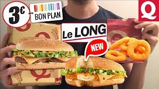 ASMR Quick  Je goûte le LONG BEEF amp LONG CHEESE  ONION RINGS   DégustationNourritureFrançais [upl. by Ecyak]