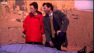 David Tennant amp Olivia Colman Broadchurch Sketch The Graham Norton Show [upl. by Bolan]