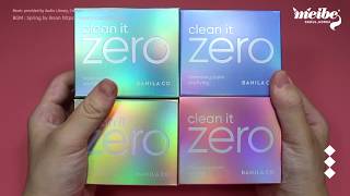 Kbeauty Unboxing Banila Cos 2018 Clean It Zero vs 2017 Clean It Zero [upl. by Laroc]