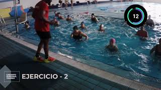 AQUAFITNESS AQUAGYM E HIDROGINASTICA  5 ejercicios de bíceps para que montes tus clases [upl. by Leber170]