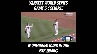 Yankees World Series Game 5 Errors [upl. by Ecineg]