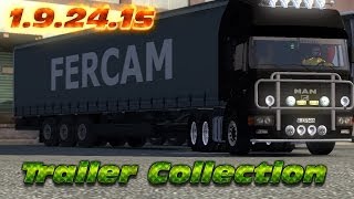 19241sEuro Truck Simulator 2  Trailer Collection [upl. by Atiuqram524]