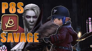 FFXIV P4S First Clear p1 and p2  Reaper POV [upl. by Eimrots77]