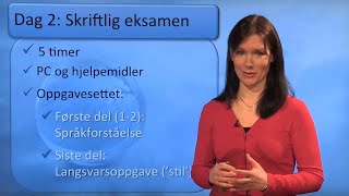 Skriftlig eksamen i Engelsk vg1 [upl. by Llerihs]