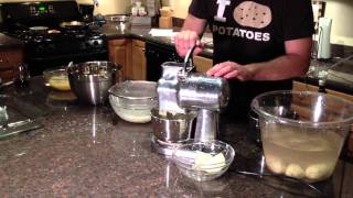 Electric Potato Grater for Kugelis potato pancakes latkes potato dumplings [upl. by Ellie687]