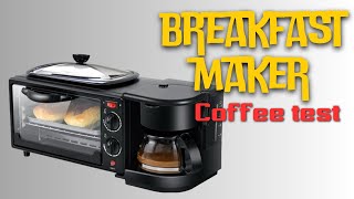 Breakfast Maker 3 in 1 review  Coffee test Sokany cheapest coffee maker [upl. by Ibed]