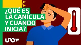 ¿Qué es y cuándo inicia la canícula 2023 en México [upl. by Slavic666]