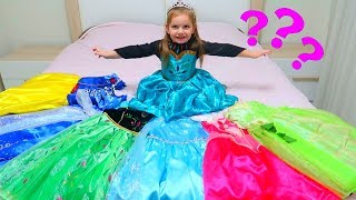 Sara is going to a birthday Sara Pretend Play Dress Up [upl. by Jeniece]