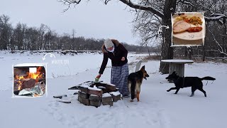 a weekend Hutterite style  winter fires amp good companyvlog 186 [upl. by Auhsej]