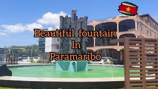 Beautiful Fountain in the middle of Paramaribo [upl. by Greenwald47]