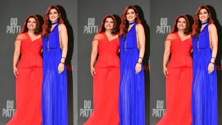 Kriti Sanon Sizzles in Electric Blue Gown at Do Patti Trailer Launch [upl. by Nahtannhoj]