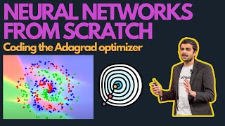 Coding the ADAGRAD optimizer for Neural Network training [upl. by Haisoj]