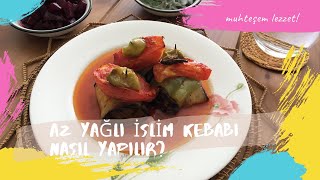 evde  Az Yağlı İslim Kebabı Tarifi  Kürdan Kebabı [upl. by Wightman]