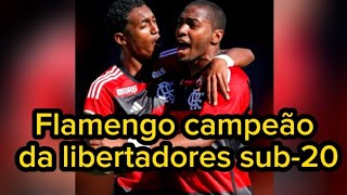 Flamengo campeão da libertadores Sub20 a conquista inédita [upl. by Netti854]