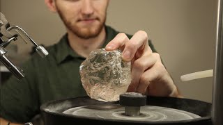 Cutting a Massive Gemstone Over 1000 Carats How I Facet This Jumbo Quartz [upl. by Rickie451]