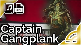 Captain Gangplank  League of Legends piano cover [upl. by Nilekcaj]