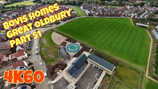 Great Oldbury Stonehouse in Gloucestershire new Bovis homes development part 51 121024 [upl. by Rodrique]