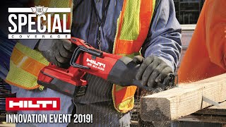 NEW Hilti SR 30 A36 36v Cordless Reciprocating Saw  Hilti Innovation Day 2019 [upl. by Leihcim]