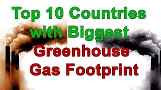 Top 10 Countries with Biggest Greenhouse Gas Footprint [upl. by Nnyliak45]