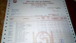 IGNOU MARD MARKSHEET [upl. by Aiem]