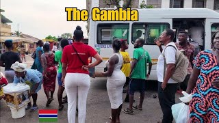 Real Raw Footage of This African Street The Gambia Today [upl. by Addie]