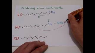 Radikalische Polymerisation von Ethen Teil II  Bildung einer Seitenkeite [upl. by Whittemore]