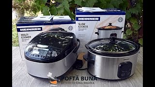 Slowcooker sau Multicooker de la HEINNER si un megaconcurs [upl. by Aniraad]