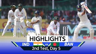 India vs Bangladesh Kanpur Test Highlights IND vs BAN 2nd Test RohitJaiswal  Highlights [upl. by Aerdied]