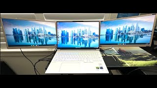 Showcase Siaviala S6 Portable Triple Monitor Setup [upl. by Adnac]