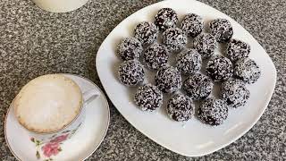 Chocolate biscuit raffaello  Homemade [upl. by Criswell]